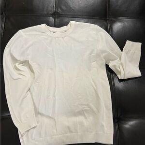 Men's Classic White Sweater